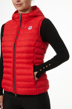Load image into Gallery viewer, Arwen Vegan Down Vest | Chili Red 4