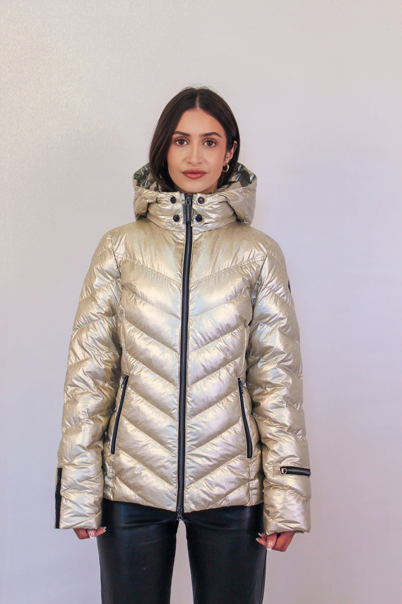 Fairie Vegan Down Jacket| Champagne Metallic – Eleven Elfs US