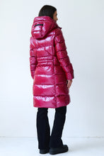 Load image into Gallery viewer, Frysa Down Coat | Dark Lipstick Red 4