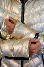 Load image into Gallery viewer, Fairie Vegan Down Jacket| Champagne Metallic