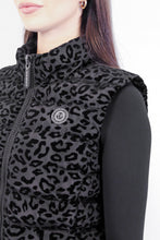 Load image into Gallery viewer, Melian Vegan Down Vest | Black Leopard