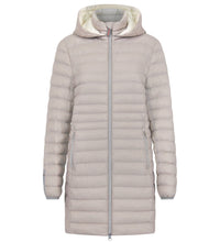 Load image into Gallery viewer, Julie Vegan Down Coat | Linen & Off White