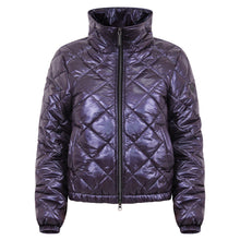Load image into Gallery viewer, Stella Vegan Down Bomber | Aubergine
