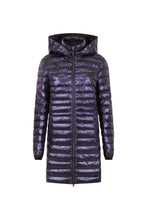 Load image into Gallery viewer, Julie Vegan Down Coat | Aubergine