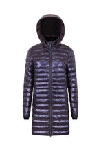 Load image into Gallery viewer, Julie Vegan Down Coat | Aubergine