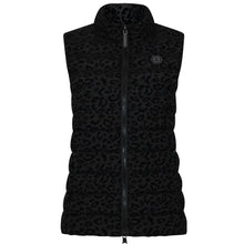 Load image into Gallery viewer, Melian Vegan Down Vest | Black Leopard