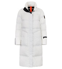 Load image into Gallery viewer, Fria Long Down Coat | White & Black