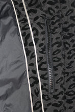 Load image into Gallery viewer, Saga Long Vegan Down Coat | Black Leopard