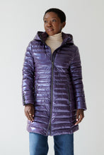 Load image into Gallery viewer, Julie Vegan Down Coat | Aubergine