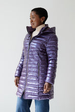 Load image into Gallery viewer, Julie Vegan Down Coat | Aubergine 4