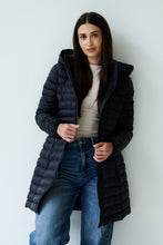 Load image into Gallery viewer, Julie Vegan Down Coat | Black 1