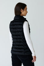 Load image into Gallery viewer, Melian Short Vegan Down Vest | Black Velvet 3
