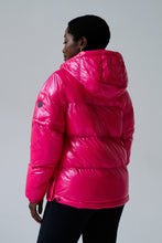 Load image into Gallery viewer, Soley Vegan Down 2 in 1 Jacket | Flash Pink 4