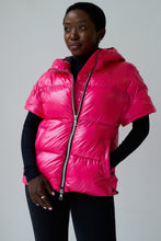Load image into Gallery viewer, Soley Vegan Down 2 in 1 Jacket | Flash Pink 7