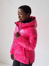 Load image into Gallery viewer, Soley Vegan Down 2 in 1 Jacket | Flash Pink 8