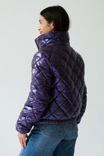 Load image into Gallery viewer, Stella Vegan Down Bomber | Aubergine 4