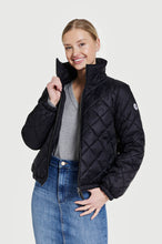 Load image into Gallery viewer, Stella Vegan Down Bomber | Black