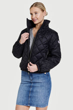 Load image into Gallery viewer, Stella Vegan Down Bomber | Black 2