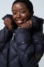 Load image into Gallery viewer, Zoe Down Bomber Jacket | Black  2