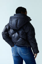 Load image into Gallery viewer, Zoe Down Bomber Jacket | Black 4