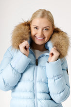 Load image into Gallery viewer, Earth Spirit Long Down Jacket | Light Denim 3