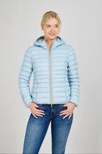 Load image into Gallery viewer, Elfy Vegan Down Short Jacket | Light Denim 3