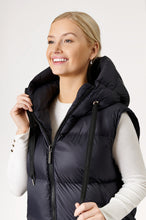 Load image into Gallery viewer, Glaze Long Down Vest | Black 3