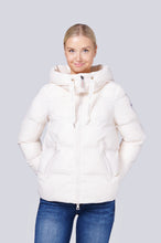 Load image into Gallery viewer, Ivy Short Vegan Down Jacket | Off White 3