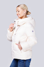 Load image into Gallery viewer, Ivy Short Vegan Down Jacket | Off White 4