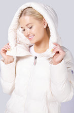 Load image into Gallery viewer, Ivy Short Vegan Down Jacket | Off White 7