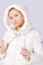 Load image into Gallery viewer, Ivy Short Vegan Down Jacket | Off White 8