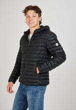 Load image into Gallery viewer, James Short Vegan Down Jacket | Black 3