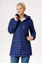 Load image into Gallery viewer, Julie Vegan Down Coat | Marine 2