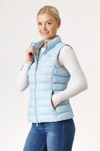 Load image into Gallery viewer, Melian Short Vegan Down Vest | Light Denim 2