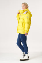 Load image into Gallery viewer, Odelle Vegan Down Jacket | Bumblebee & Linen