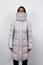 Load image into Gallery viewer, Tara Long Down Coat | Linen

