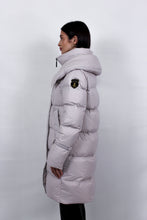 Load image into Gallery viewer, Tara Long Down Coat | Linen
