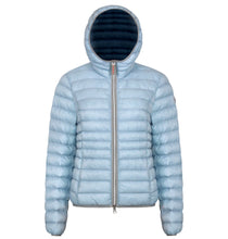 Load image into Gallery viewer, Elfy Vegan Down Short Jacket | Light Denim
