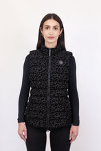 Load image into Gallery viewer, Melian Vegan Down Vest | Black Leopard
