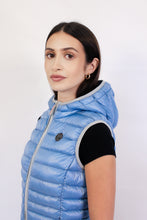 Load image into Gallery viewer, Arwen Vegan Down Vest | Retro Blue
