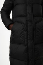 Load image into Gallery viewer, Fria Long Down Coat | Black 5
