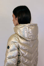 Load image into Gallery viewer, Fairie Vegan Down Jacket| Champagne Metallic
