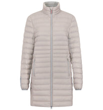 Load image into Gallery viewer, Julie Vegan Down Coat | Linen &amp; Off White
