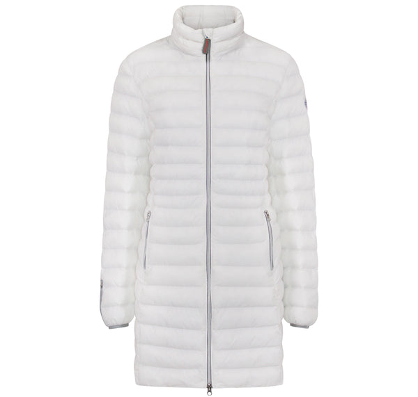 Julie Vegan Down Coat | White