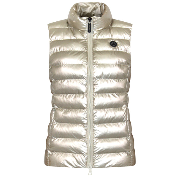 Melian Vegan Down Vest | Champagne Metallic