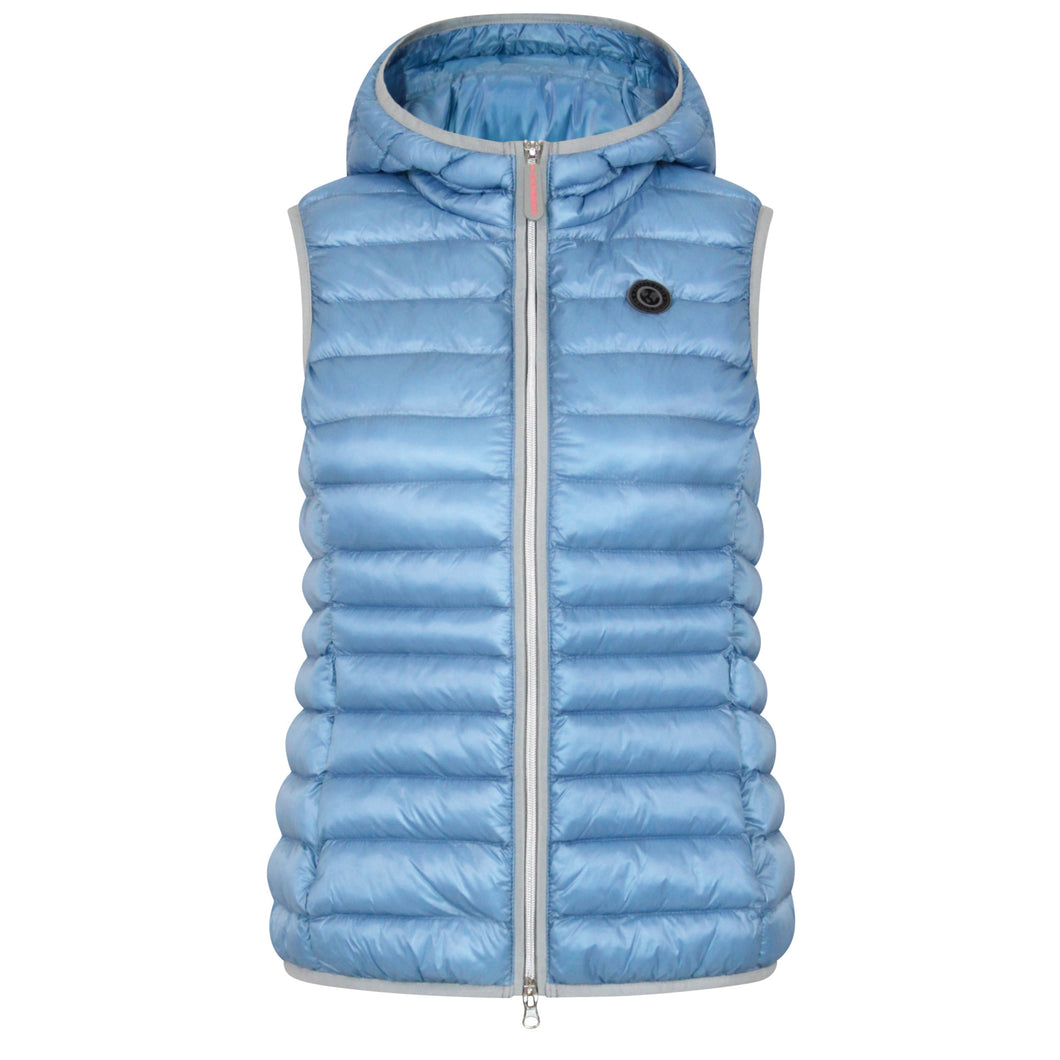Arwen Vegan Down Vest | Retro Blue