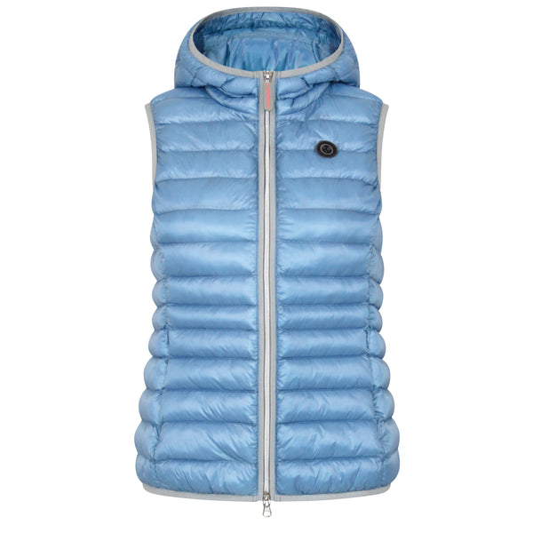 Arwen Vegan Down Vest | Retro Blue