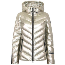 Load image into Gallery viewer, Fairie Vegan Down Jacket| Champagne Metallic
