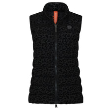 Load image into Gallery viewer, Melian Vegan Down Vest | Black Leopard
