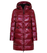 Load image into Gallery viewer, Frysa Down Coat | Dark Lipstick Red
